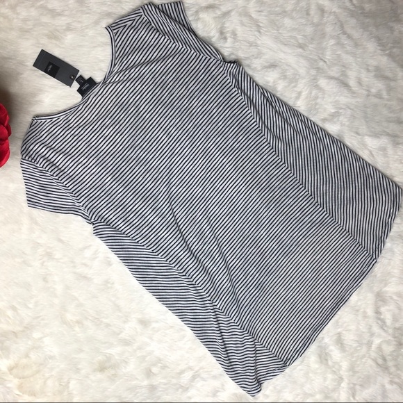 Mossimo Black White Striped Tunic - Picture 4 of 6